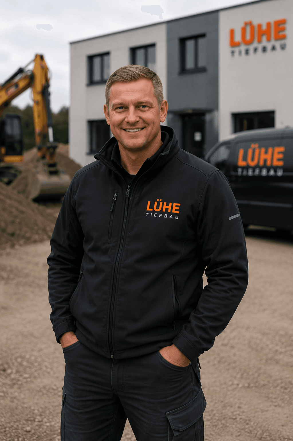 Markus, Bauleitung bei Lühe Tiefbau